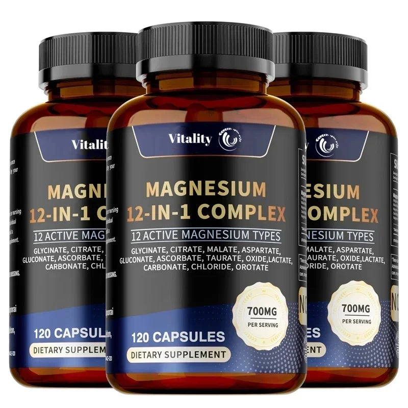 Unlock Your Wellness: Magnesium Complex Capsules for Stress Relief, Muscle Support, and Immune Boosting