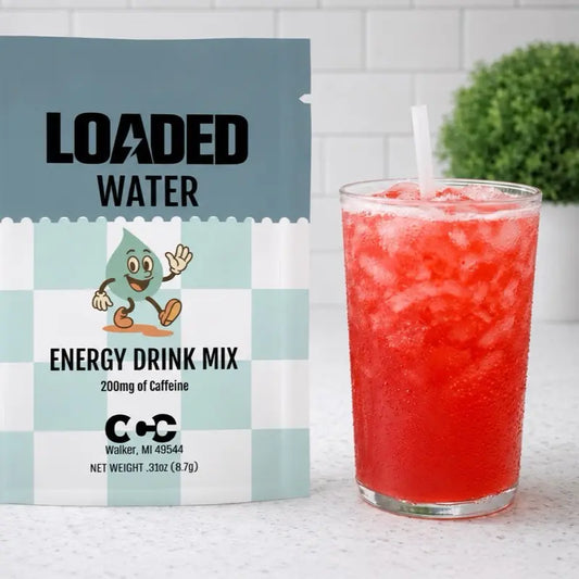 Loaded Water-Viral ā Single Packet | 32Oz Sugar Free Caffeinated Flavored Powder Beverage Mix | Made in USA | Easy to Mix