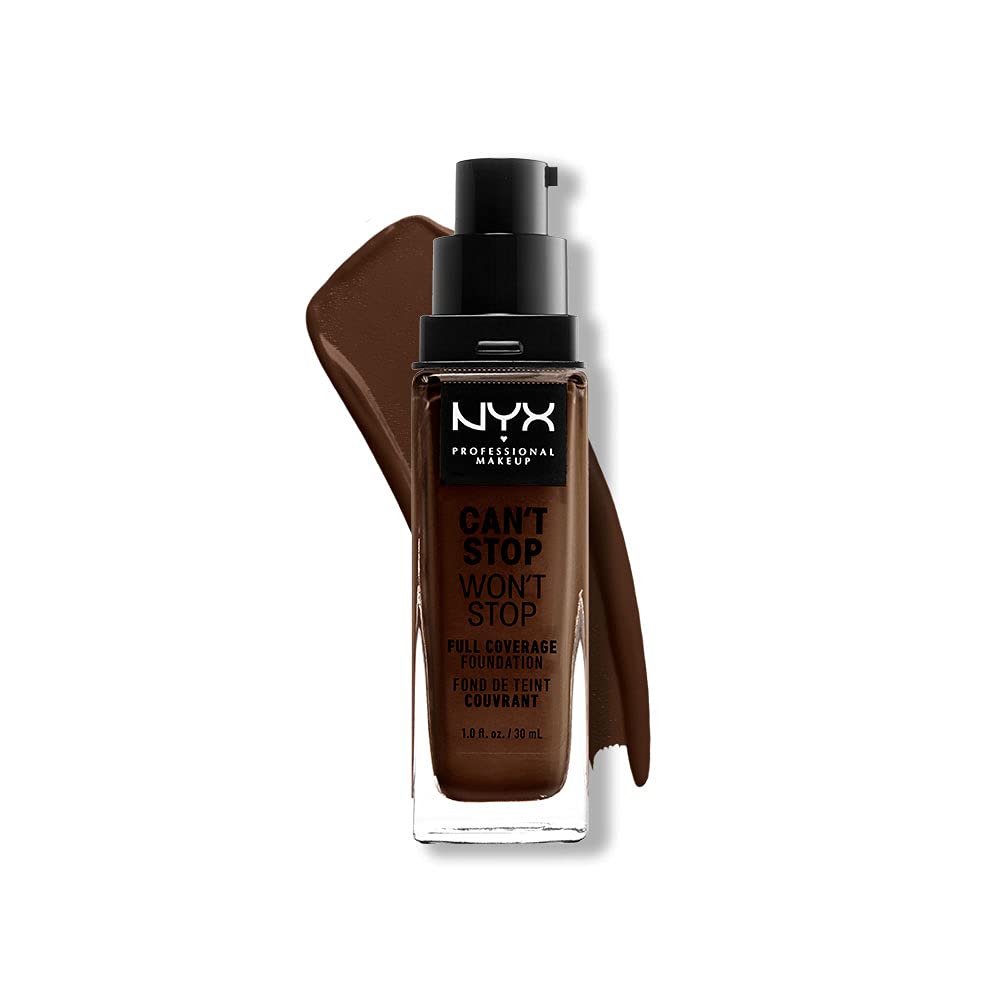 Unleash Flawless Beauty with NYX Professional Makeup Can't Stop Won't Stop Foundation - 24-Hour Full Coverage Matte Finish in Buff