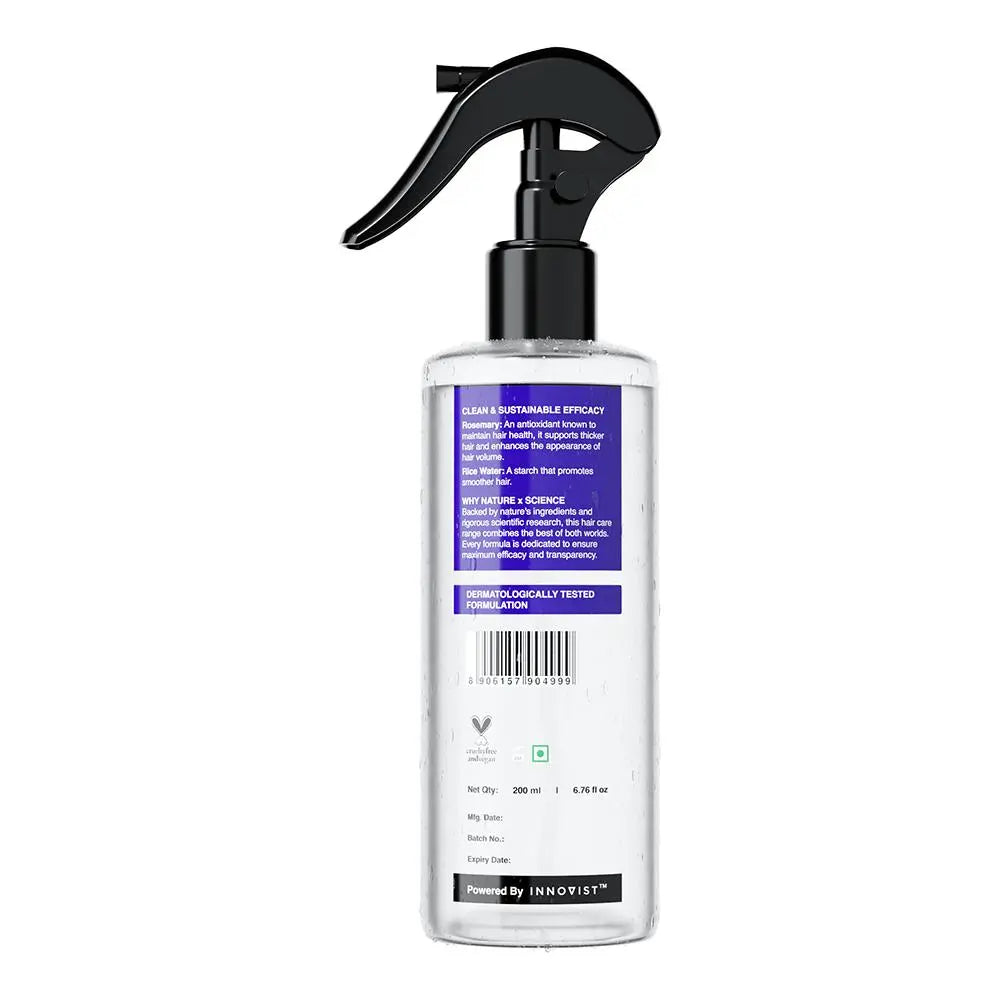Rosemary & Rice Water Hair Spray- 200Ml Pack of 3 Natural Soft Hair Nourishing Hair