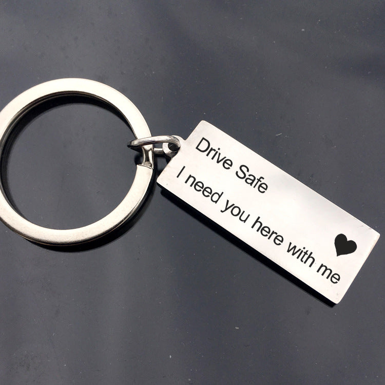 Drive Well Stainless Steel Key Ring Vacuum Plating