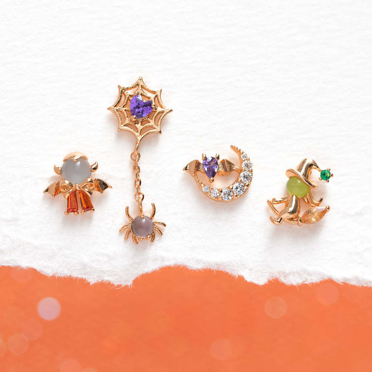 Loving Heart Zircon Earrings Color Retention