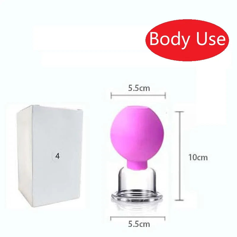 Revitalize Your Skin with the Slimming Face Sucker Suction Cup Vacuum Cupping Jar - The Ultimate Beauty Facial Massager for Cellulite and Eye Treatments!