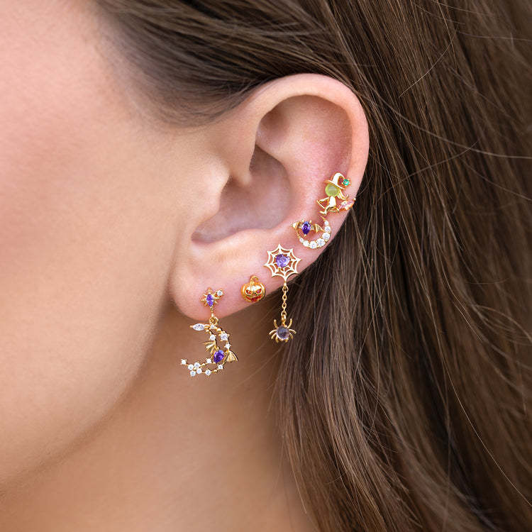 Loving Heart Zircon Earrings Color Retention