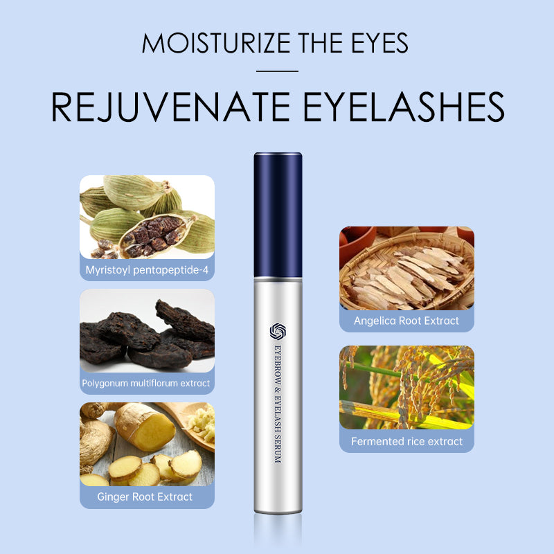 Natural Black Brush Head Eyelash Serum