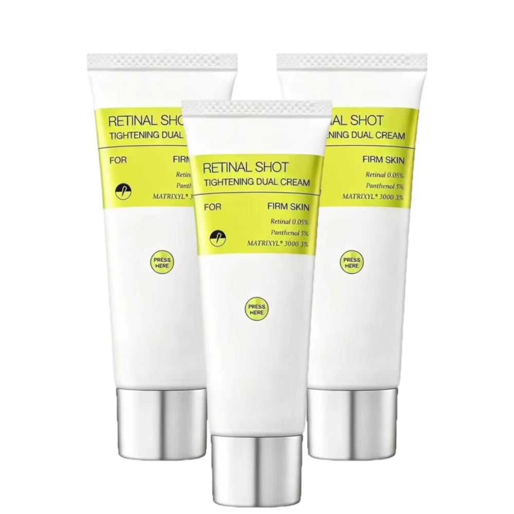 The Vita-A Retinal Shot Tightening Dual Cream 50Ml Facial Vita B5 Relief Cream Moisturizing Wrinkle Care Brighten Skin Care