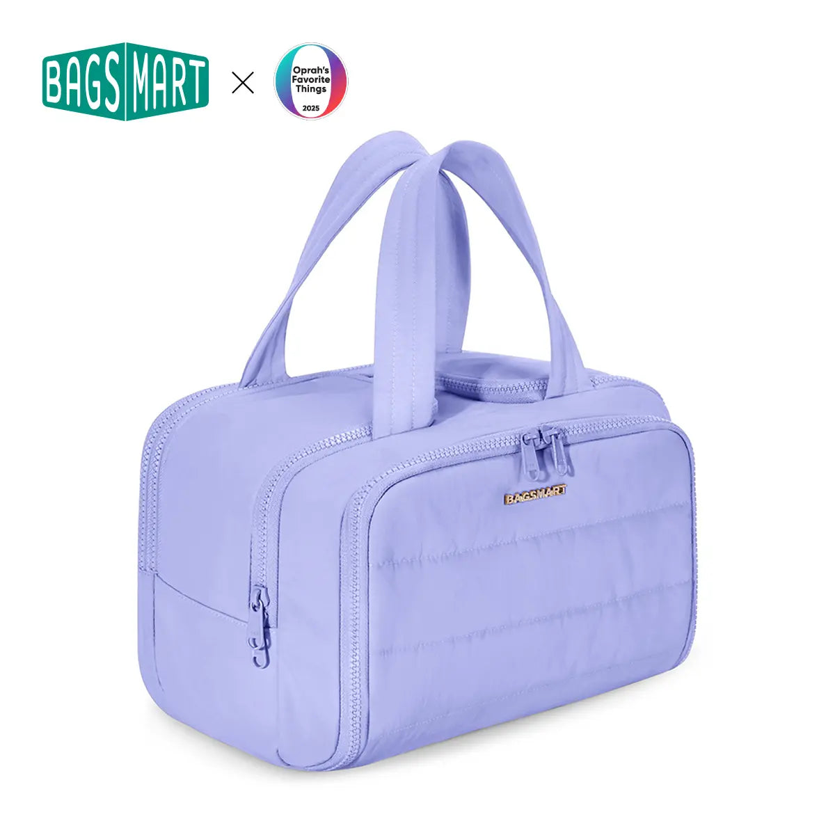 BAGSMART Crush 4-In-1 Puffy Multi-Functional Travel Toiletry Bag for Women Large Capacity Organizer with Handle for Accessories Essentials Toiletries Makeup Organizer Storage Bag Brush Pouch Travel Essentials Tiktokshopsummersale Tiktokshopbacktoschool