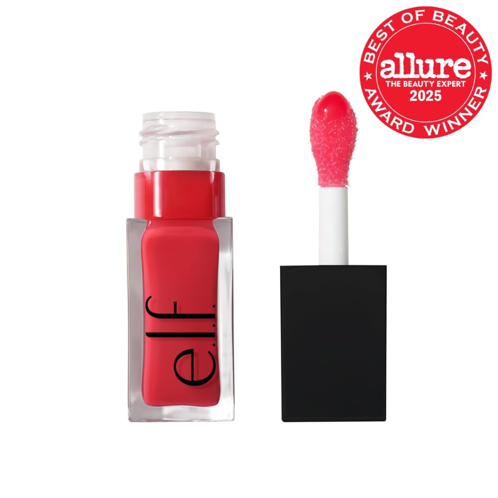 E.L.F. Glow Reviver Lip Oil in Red Delicious