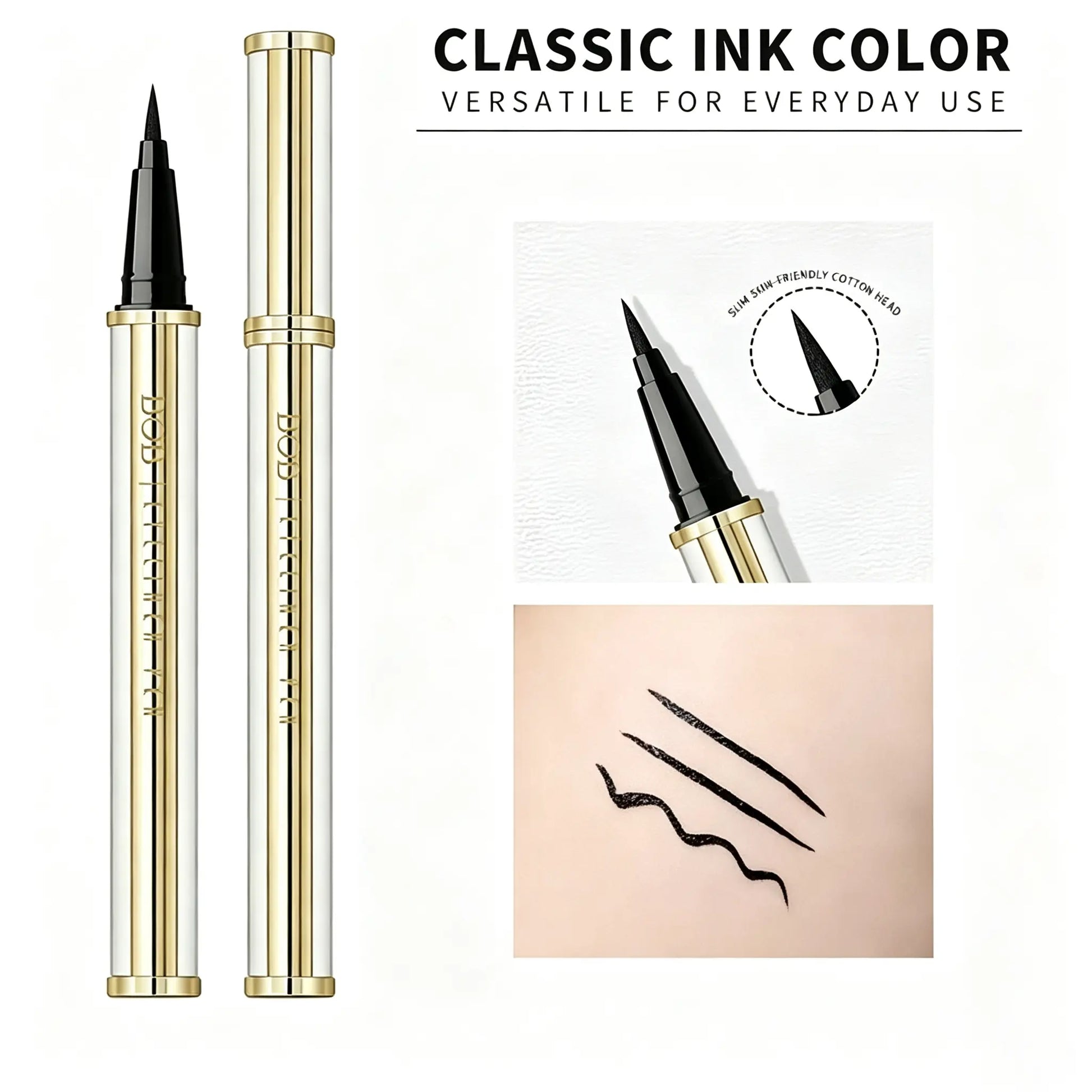 Elevate Your Eye Game with Our Smooth Thick Tip Lambskin Eyeliner Pen - Perfect for Effortless Daily & Professional Looks