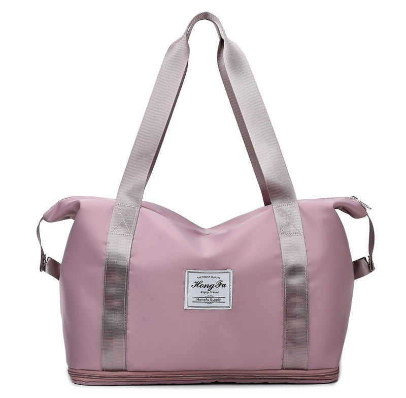 Travel Bag Female Short-distance Portable Travel Boarding Fitness Bag Ladies Fashion Light Portable Outing Duffel Bag Tot
