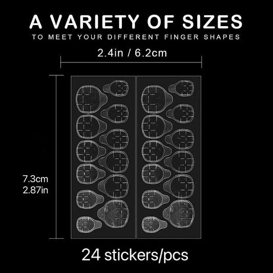 Transparent Clear Dual-Sided Self-Adhesive Nail Glue Stickers, 120/360/1200 Jelly Nail Art Supplies Stickers, Nail Art Products, DIY Press-On False Nails Gift, Nail Extensions
