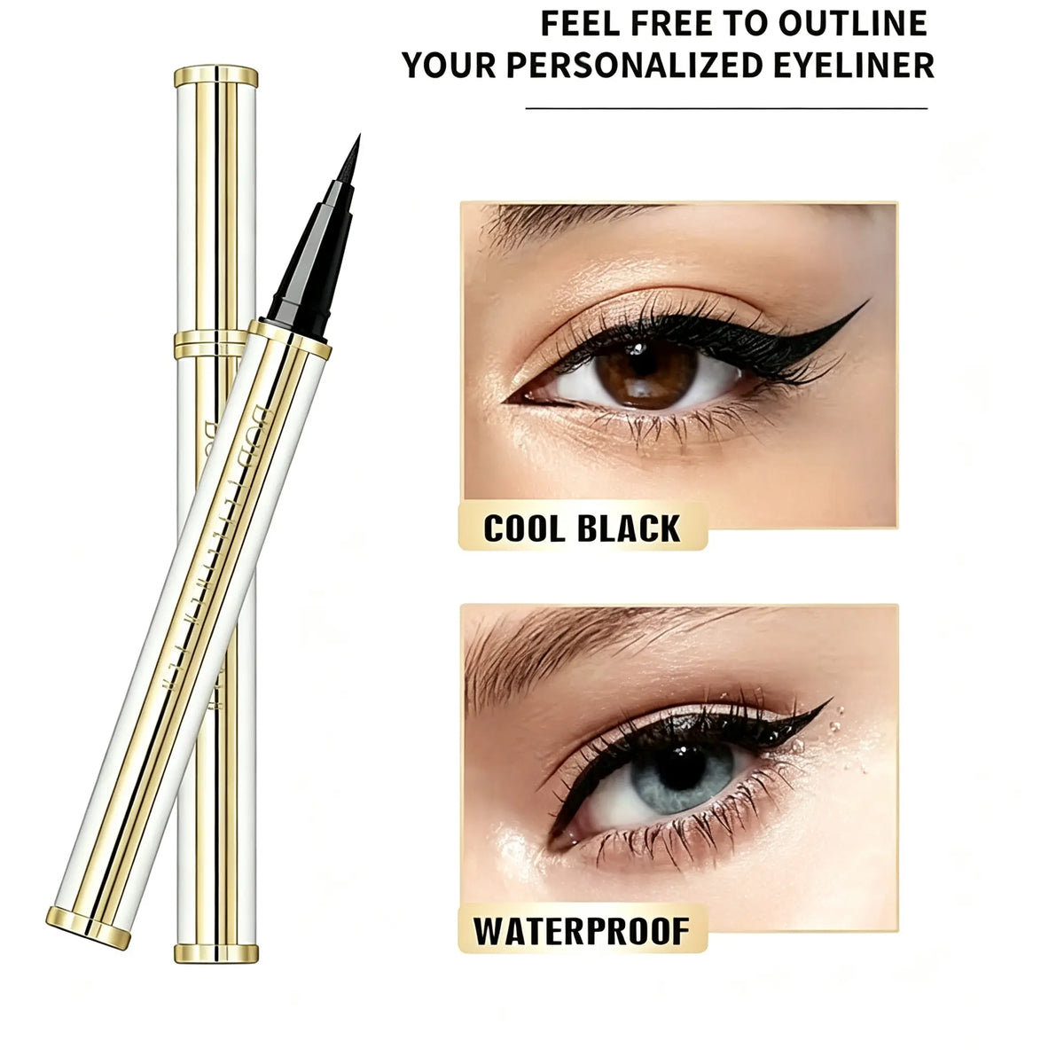 Elevate Your Eye Game with Our Smooth Thick Tip Lambskin Eyeliner Pen - Perfect for Effortless Daily & Professional Looks