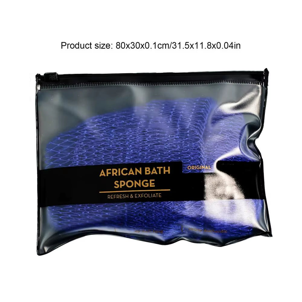 African Sponge African Bath Net Reusable Body Scrubber for Skin Smoother Daily Cleansing Back Scrubber Washcloth for Women Men