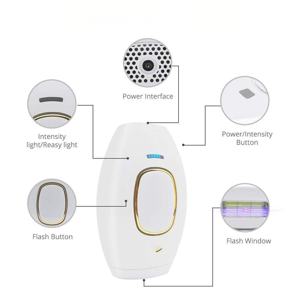 IPL laser hair removal instrument to inhibit hair removal, a laser hair removal instrument household small package