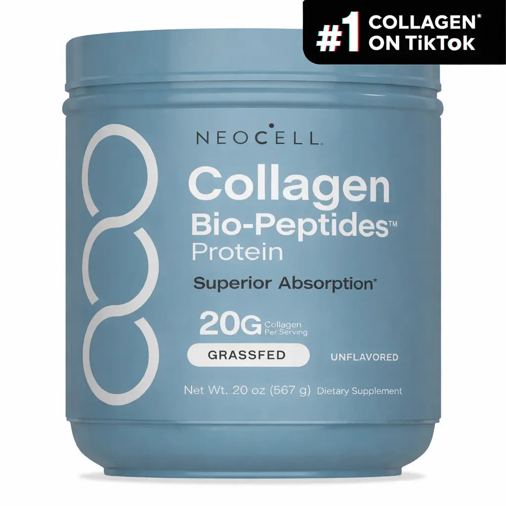 Neocell Collagen Peptides Powder 20Oz - Grassfed Protein Supplement - Advanced with 18 Essential Amino Acids