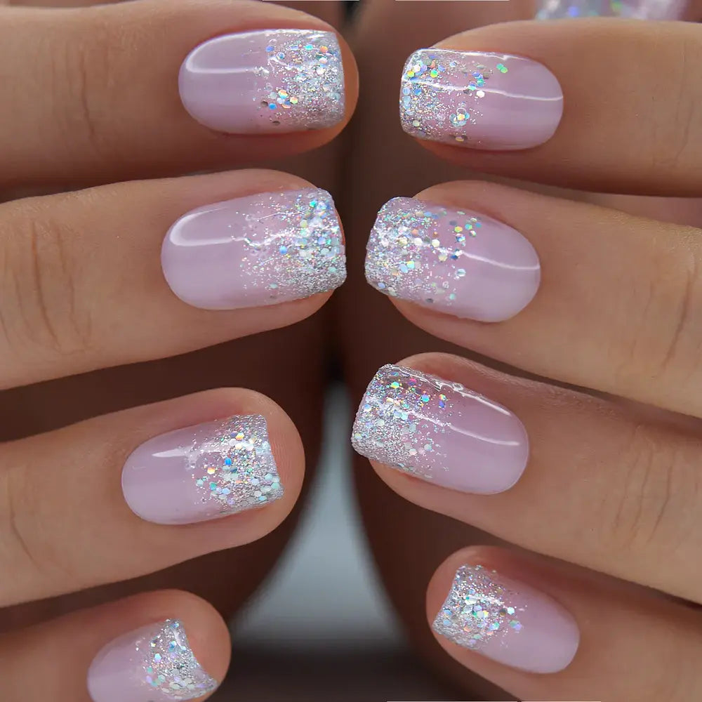 Milky White Press on Nails | Curvlife Nail | 30Pcs | Glossy Natural Finish | Easy Apply, Comfortable & Durable | Daily, Business & Elegant Nail Art | Summervibes
