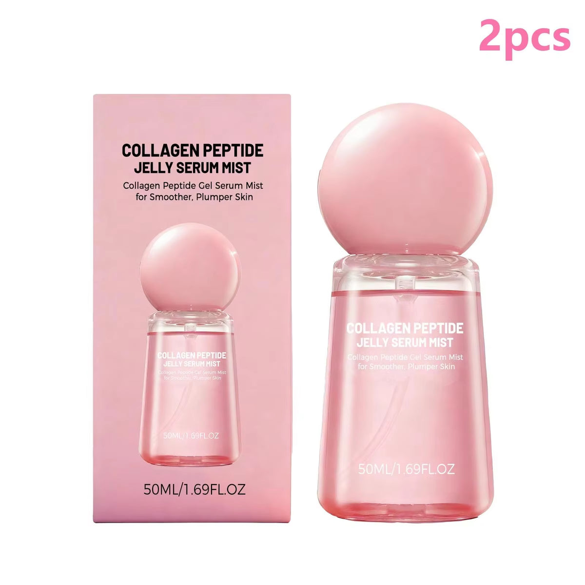 Revitalize Your Skin with Collagen Peptide Jelly Mist Serum - Deep Hydration & Firming Face Care
