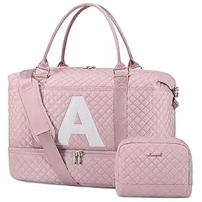 LOVEVOOK Weekender Bag Travel Duffel Bag with Shoe Compartment and Toiletry Bag for Women, Hospital Bag for Mom, Carry on Overnight Bag, Travel Essentials. Tiktokshopbacktoschool
