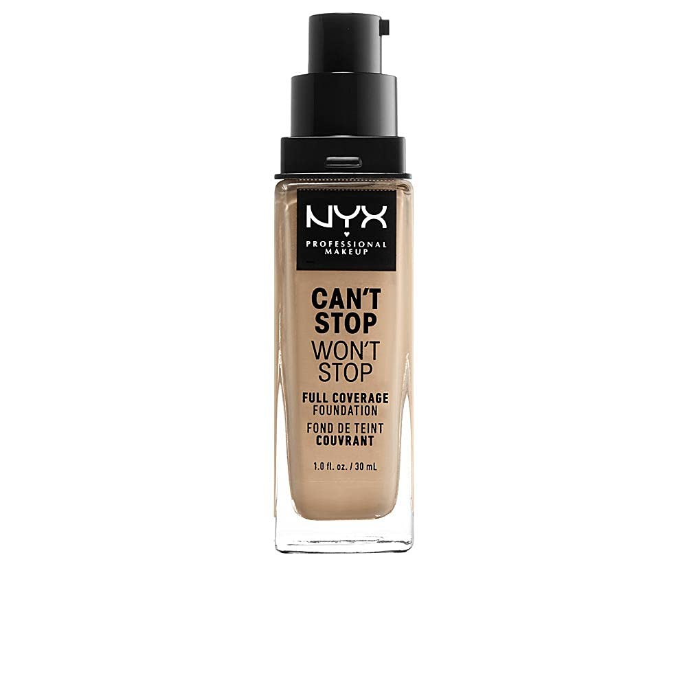 Unleash Flawless Beauty with NYX Professional Makeup Can't Stop Won't Stop Foundation - 24-Hour Full Coverage Matte Finish in Buff