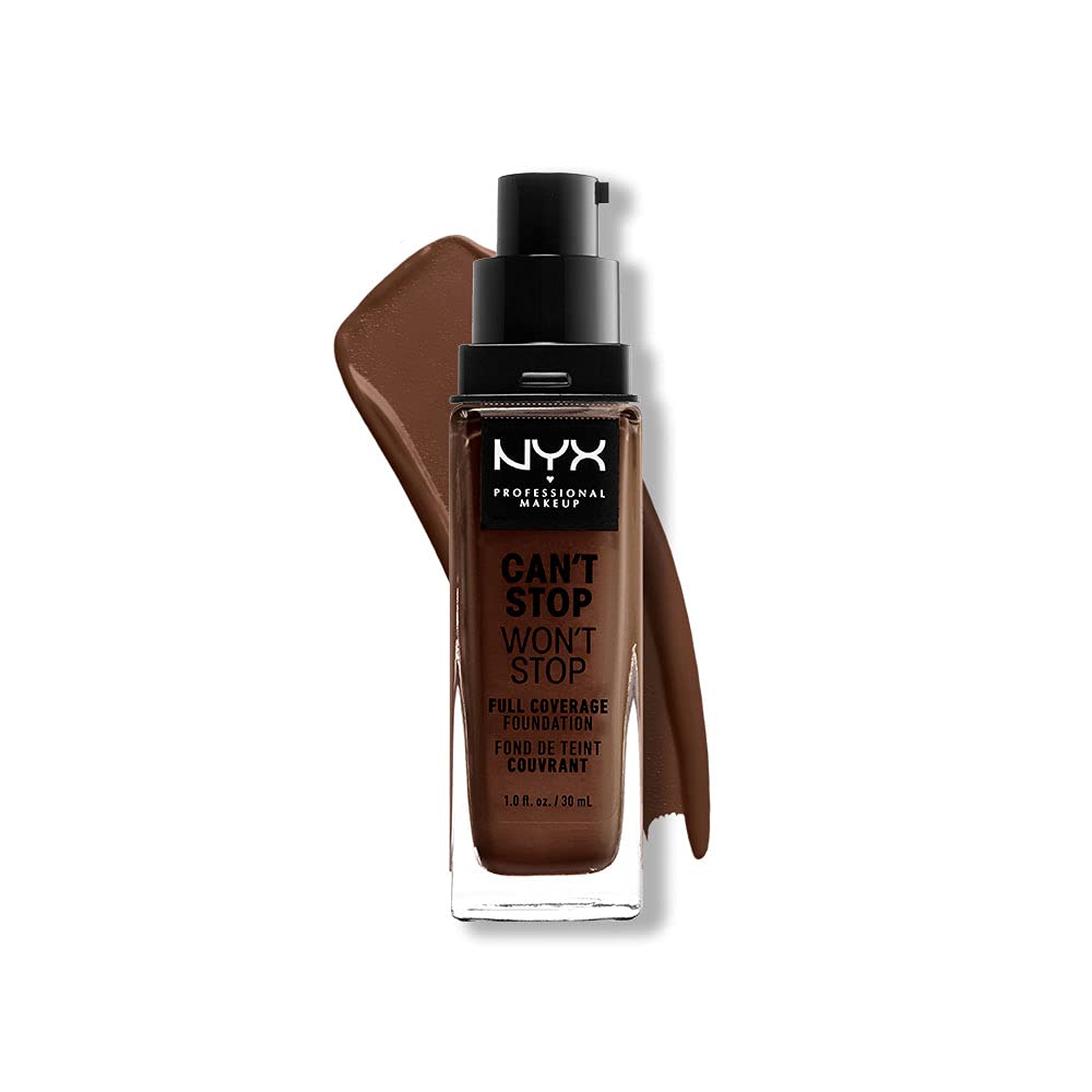 Unleash Flawless Beauty with NYX Professional Makeup Can't Stop Won't Stop Foundation - 24-Hour Full Coverage Matte Finish in Buff