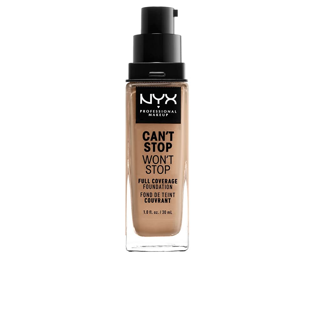 Unleash Flawless Beauty with NYX Professional Makeup Can't Stop Won't Stop Foundation - 24-Hour Full Coverage Matte Finish in Buff