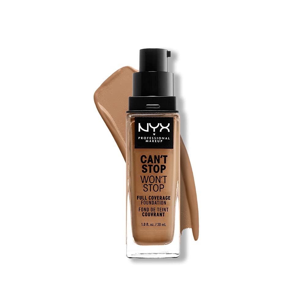 Unleash Flawless Beauty with NYX Professional Makeup Can't Stop Won't Stop Foundation - 24-Hour Full Coverage Matte Finish in Buff