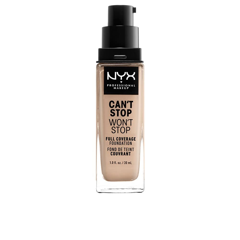 Unleash Flawless Beauty with NYX Professional Makeup Can't Stop Won't Stop Foundation - 24-Hour Full Coverage Matte Finish in Buff