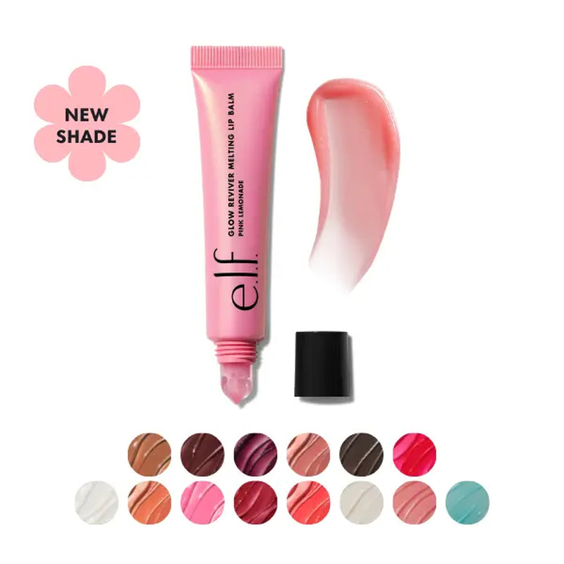 E.L.F. Glow Reviver Melting Lip Balm, Hydrating Lip Balm High-Gloss Shine and Buildable Color 15.4Ml