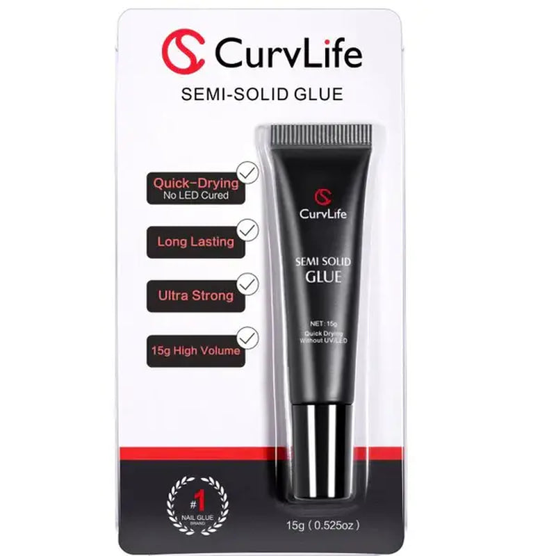 Milky White Press on Nails | Curvlife Nail | 30Pcs | Glossy Natural Finish | Easy Apply, Comfortable & Durable | Daily, Business & Elegant Nail Art | Summervibes