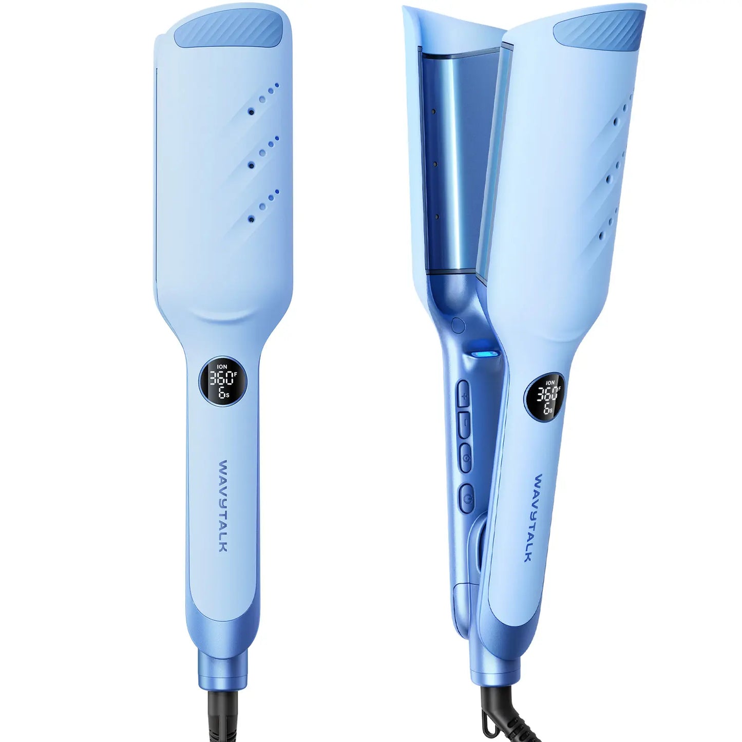 Wavytalk Waver Crimper Hair Tool - Ionic Hair Crimper Iron, Curling Irons for Beach Waves, Dual Voltage, Lightweight, Frizz & Damage Reduction, Travel-Friendly Personal Care Appliance, Hair Tools