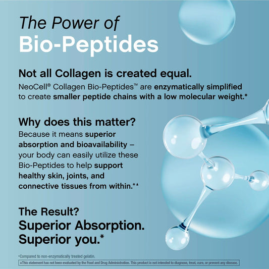 Neocell Collagen Peptides Powder 20Oz - Grassfed Protein Supplement - Advanced with 18 Essential Amino Acids