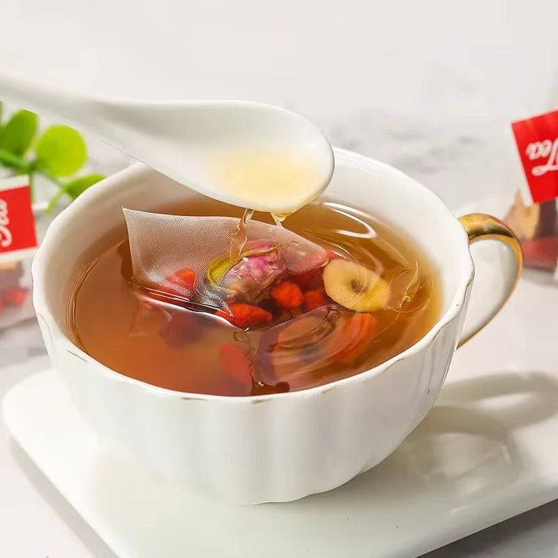 Natural Brown and Black Sugar Ginger Jujube Tea | Nourishing Blend for Menstrual Comfort | Caffeine-Free Herbal Tea for Women's Health