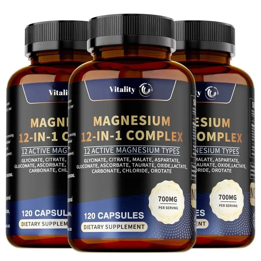 Unlock Your Wellness: Magnesium Complex Capsules for Stress Relief, Muscle Support, and Immune Boosting