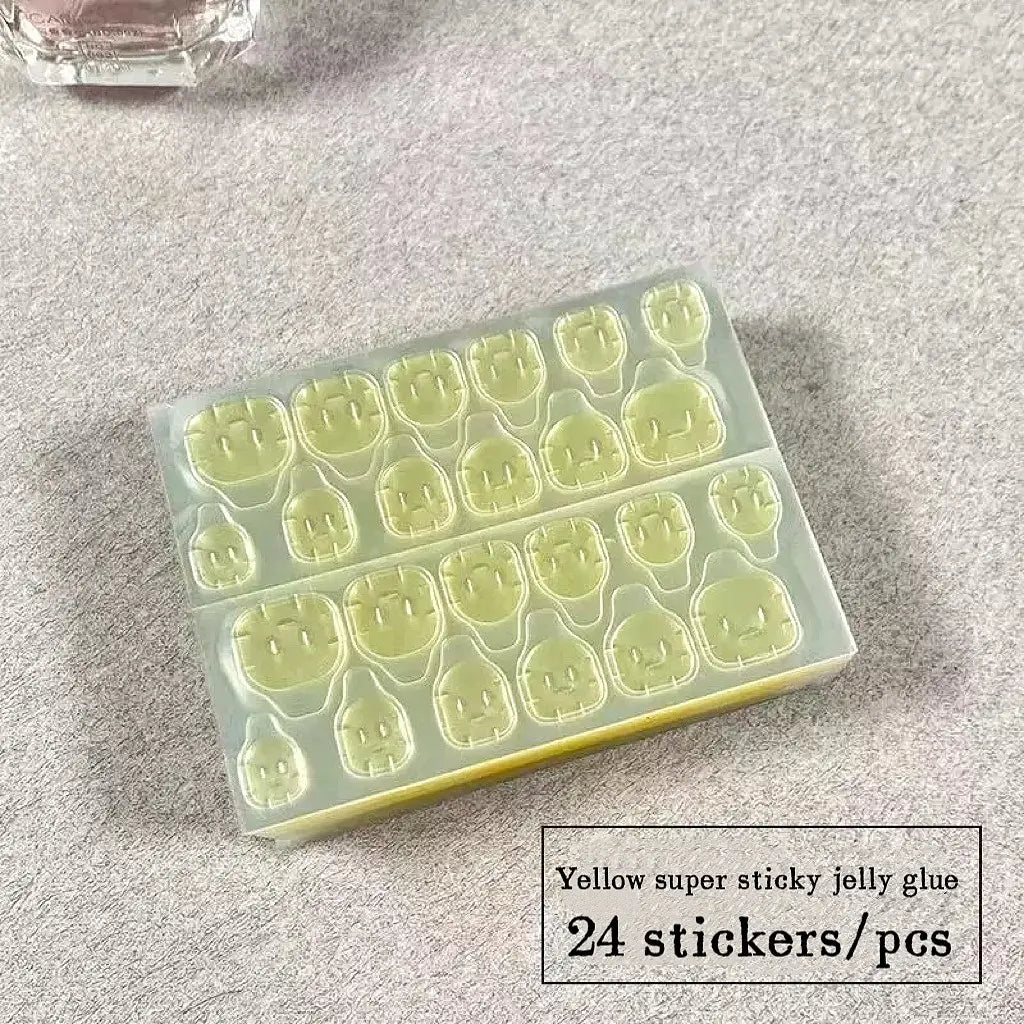 Transparent Clear Dual-Sided Self-Adhesive Nail Glue Stickers, 120/360/1200 Jelly Nail Art Supplies Stickers, Nail Art Products, DIY Press-On False Nails Gift, Nail Extensions
