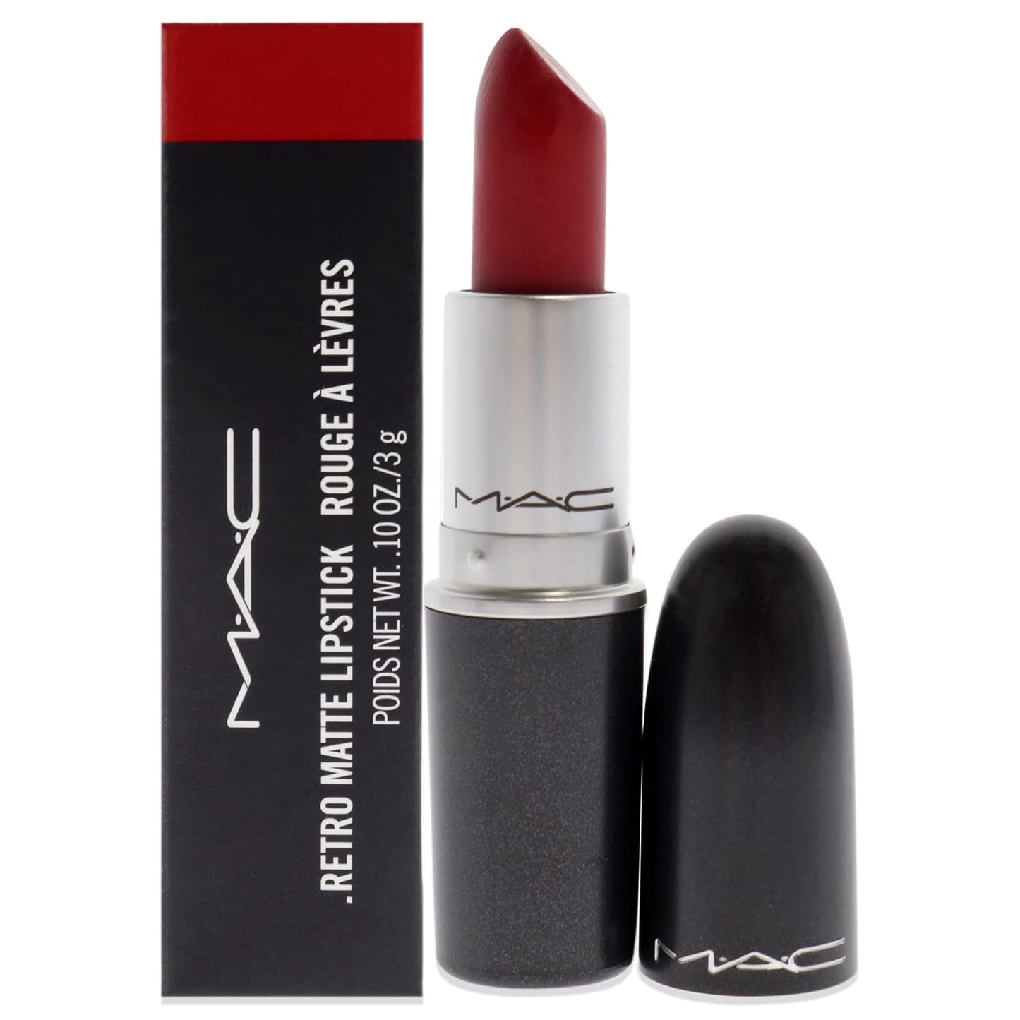 Unleash Your Inner Diva with MAC Retro Matte Lipstick in Iconic Ruby Woo - 0.10 Ounce of Timeless Elegance