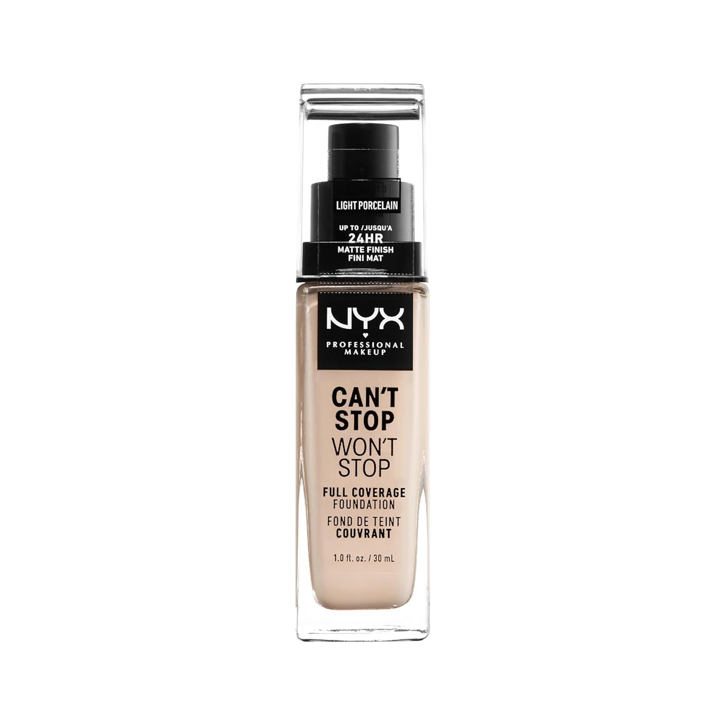 Unleash Flawless Beauty with NYX Professional Makeup Can't Stop Won't Stop Foundation - 24-Hour Full Coverage Matte Finish in Buff