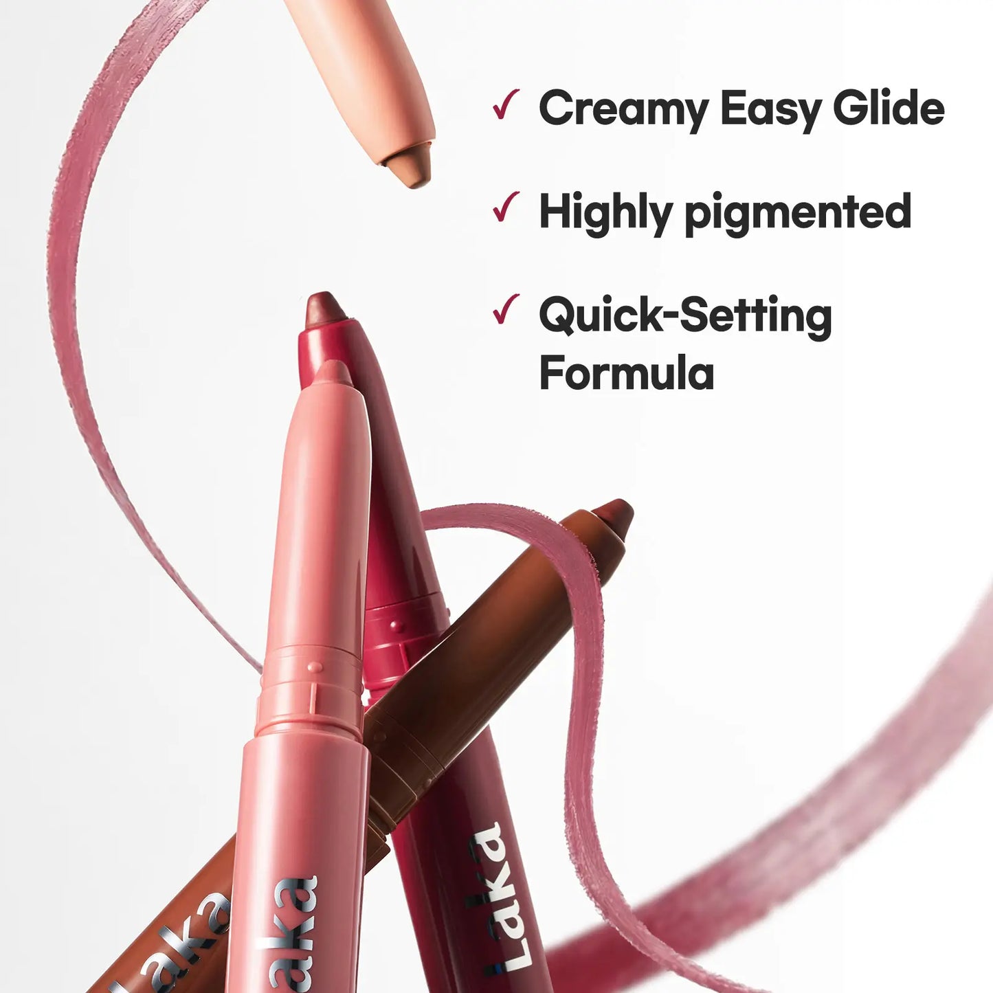 [Laka] [NEW Shades] Easy Glide Lip Liner — Creamy, Blendable Color with Smooth Application