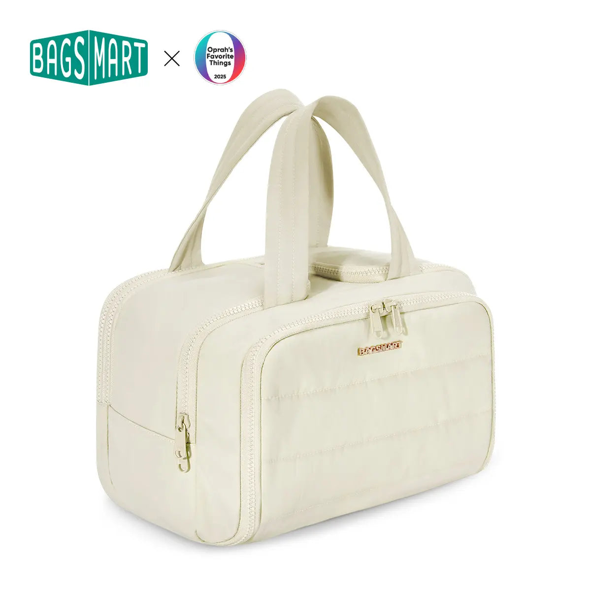 BAGSMART Crush 4-In-1 Puffy Multi-Functional Travel Toiletry Bag for Women Large Capacity Organizer with Handle for Accessories Essentials Toiletries Makeup Organizer Storage Bag Brush Pouch Travel Essentials Tiktokshopsummersale Tiktokshopbacktoschool