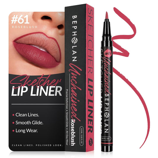 BEPHOLAN All-Day Waterproof Liquid Lip Liner and Stain - Precision Application for Beautiful Lips