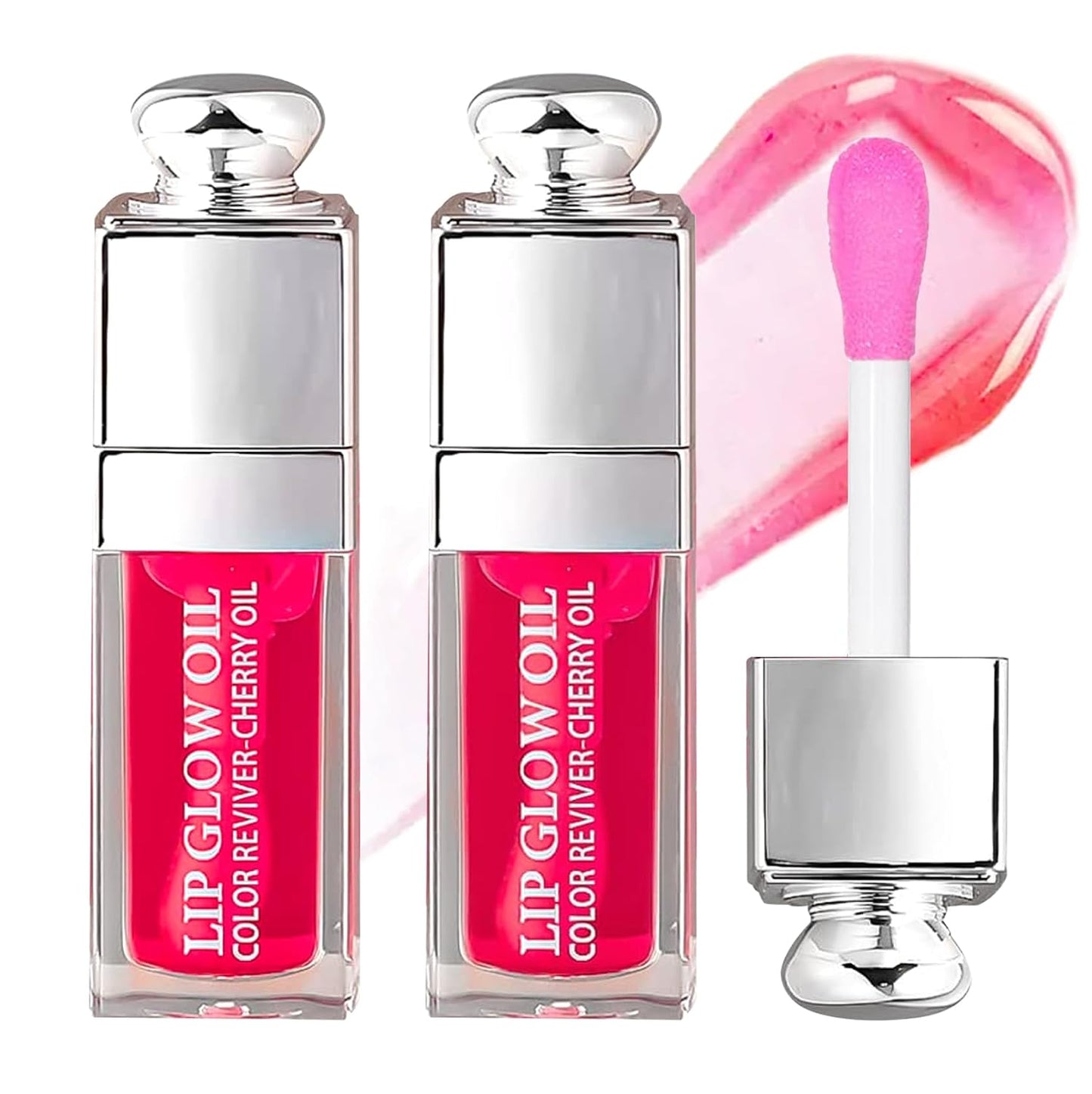 Indulge Your Lips with Our 4-Piece Fruit-Flavored Lip Oil Set - Hydrating, Non-Sticky, and Perfect for Every Occasion!