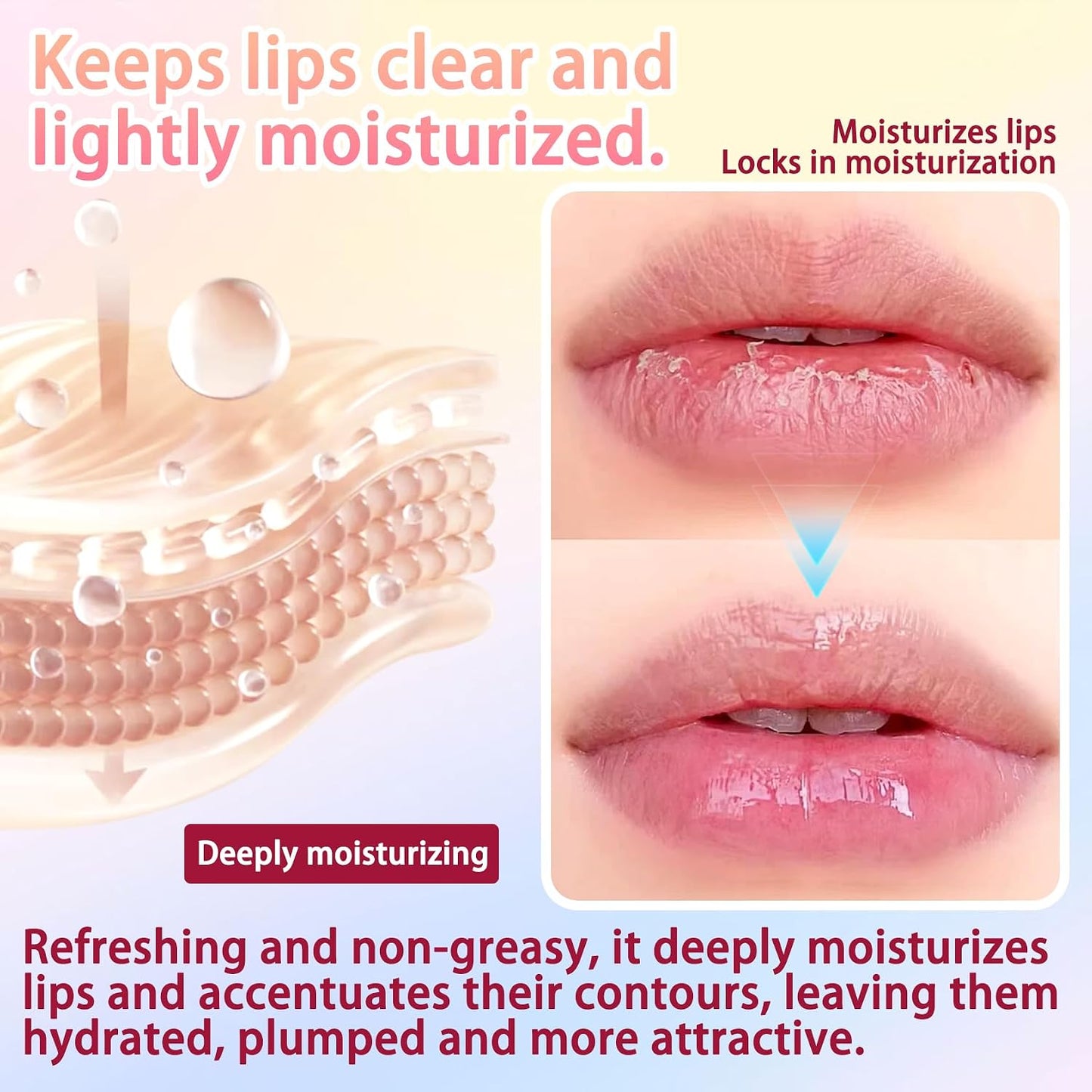Indulge Your Lips with Our 4-Piece Fruit-Flavored Lip Oil Set - Hydrating, Non-Sticky, and Perfect for Every Occasion!
