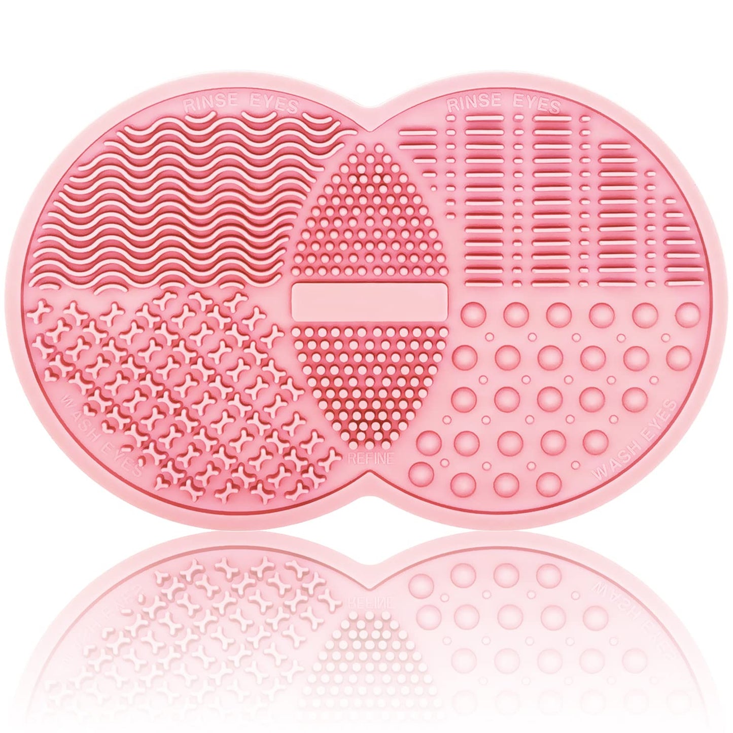 Revolutionary Silicone Cleaner Mat for Makeup Brushes and Sponges - Effortless Hygiene in Gray