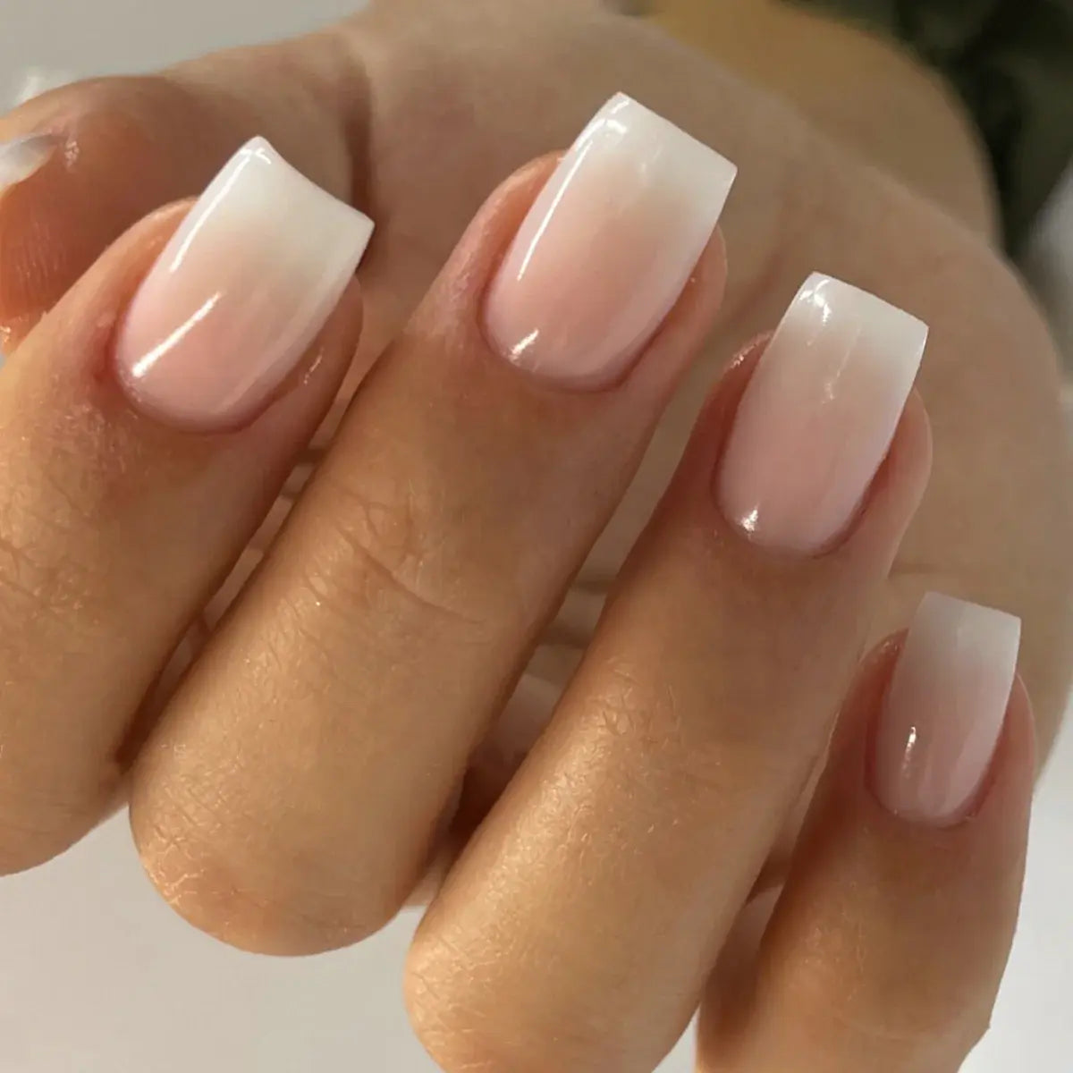 Milky White Press on Nails | Curvlife Nail | 30Pcs | Glossy Natural Finish | Easy Apply, Comfortable & Durable | Daily, Business & Elegant Nail Art | Summervibes