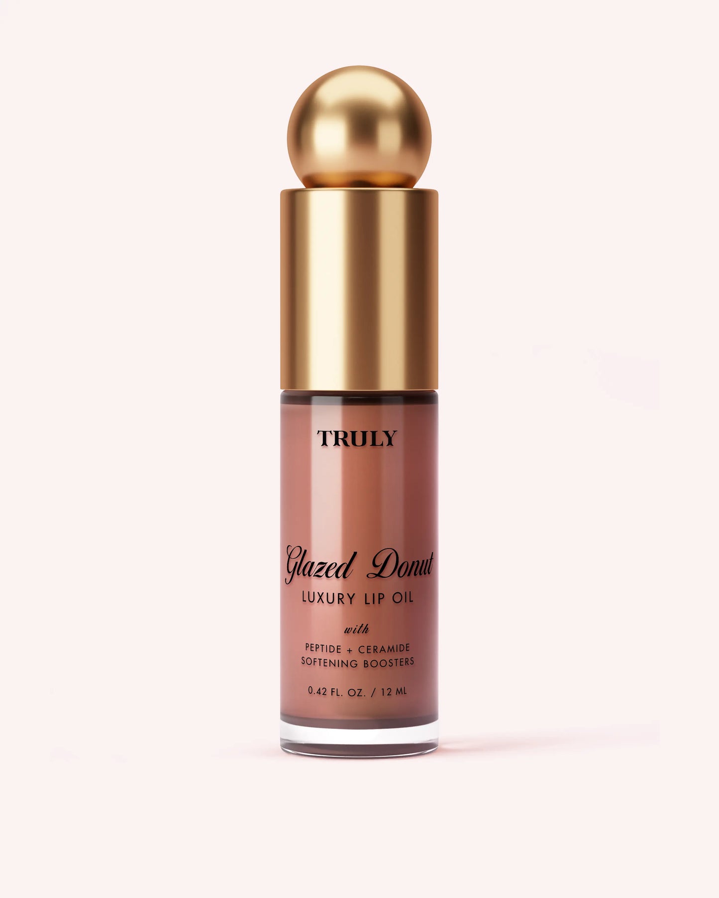 Luxury Peptide Lip Oil | Moisturizing Plump Formula with Peptides, Vitamin E & Ceramides | Softens Dry, Chapped Lips & Restores Smoothness | Non-Sticky, Glossy Finish