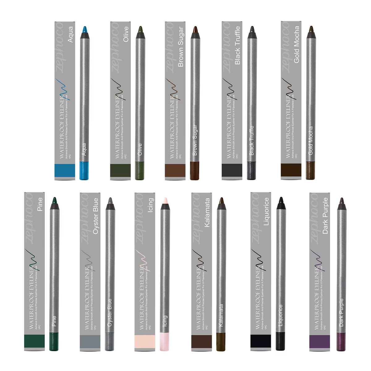 Transform Your Eyes with Our Waterproof Gel Eyeliner Pencil – Smudge-Proof, Smooth, and Flawlessly Matte Finish – 1Pc