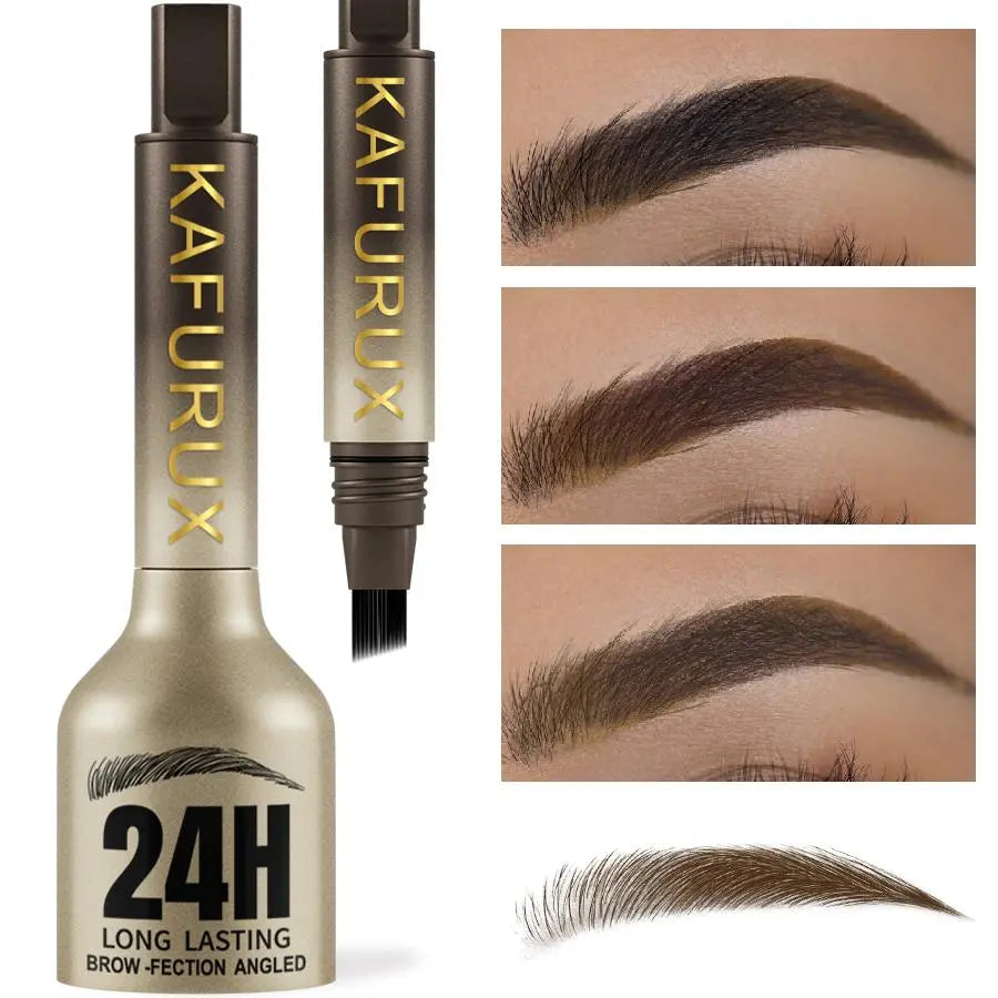 Long Lasting Liquid Eyebrow Pen with Brush, Eye Brow Pens, 1 Count Waterproof, Easy Coloring, Eye Brow Makeup Tool, Eyebrow Makeup Products, Eyebrow Tint Kit, Eyebrow Mascara, Tinted Brow Gel, Eyebrow Dye