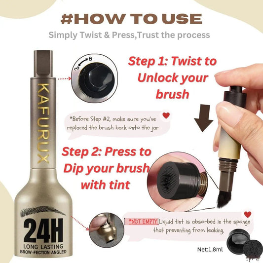 Long Lasting Liquid Eyebrow Pen with Brush, Eye Brow Pens, 1 Count Waterproof, Easy Coloring, Eye Brow Makeup Tool, Eyebrow Makeup Products, Eyebrow Tint Kit, Eyebrow Mascara, Tinted Brow Gel, Eyebrow Dye
