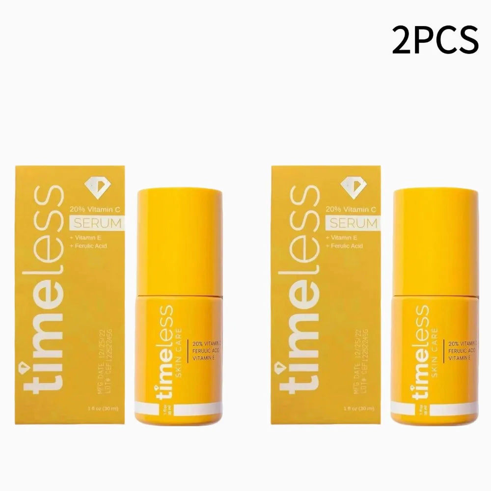 Revitalize Your Skin with Timeless 20% Vitamin C Serum - Hydrating & Firming Formula with Ferulic Acid & Vitamin E, 30ml