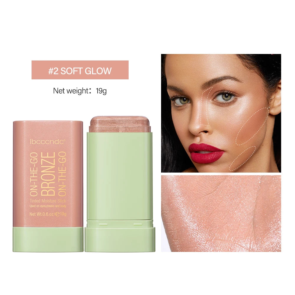 Elevate Your Look with Our Waterproof Blush Stick - Easy Color Rouge for a Brightened Skin Tone