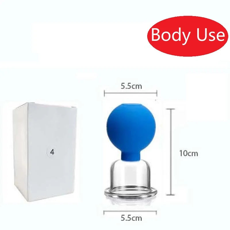Revitalize Your Skin with the Slimming Face Sucker Suction Cup Vacuum Cupping Jar - The Ultimate Beauty Facial Massager for Cellulite and Eye Treatments!